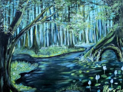 A Fantasy Mysterious Emerald Jungle
