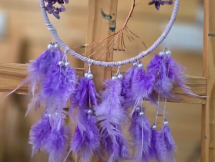 Tree of Life Dreamcatchers | Dark Crystals| Dark Purple| 6 inch