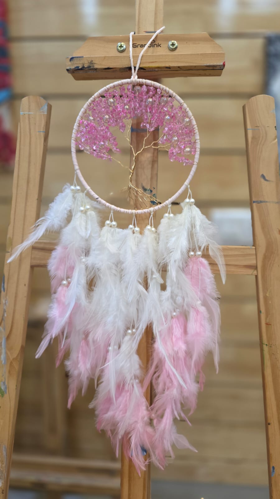 pink crystal 6 inch 2