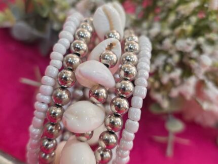 Bohemian style Sea-shell stringed wired Bracelet