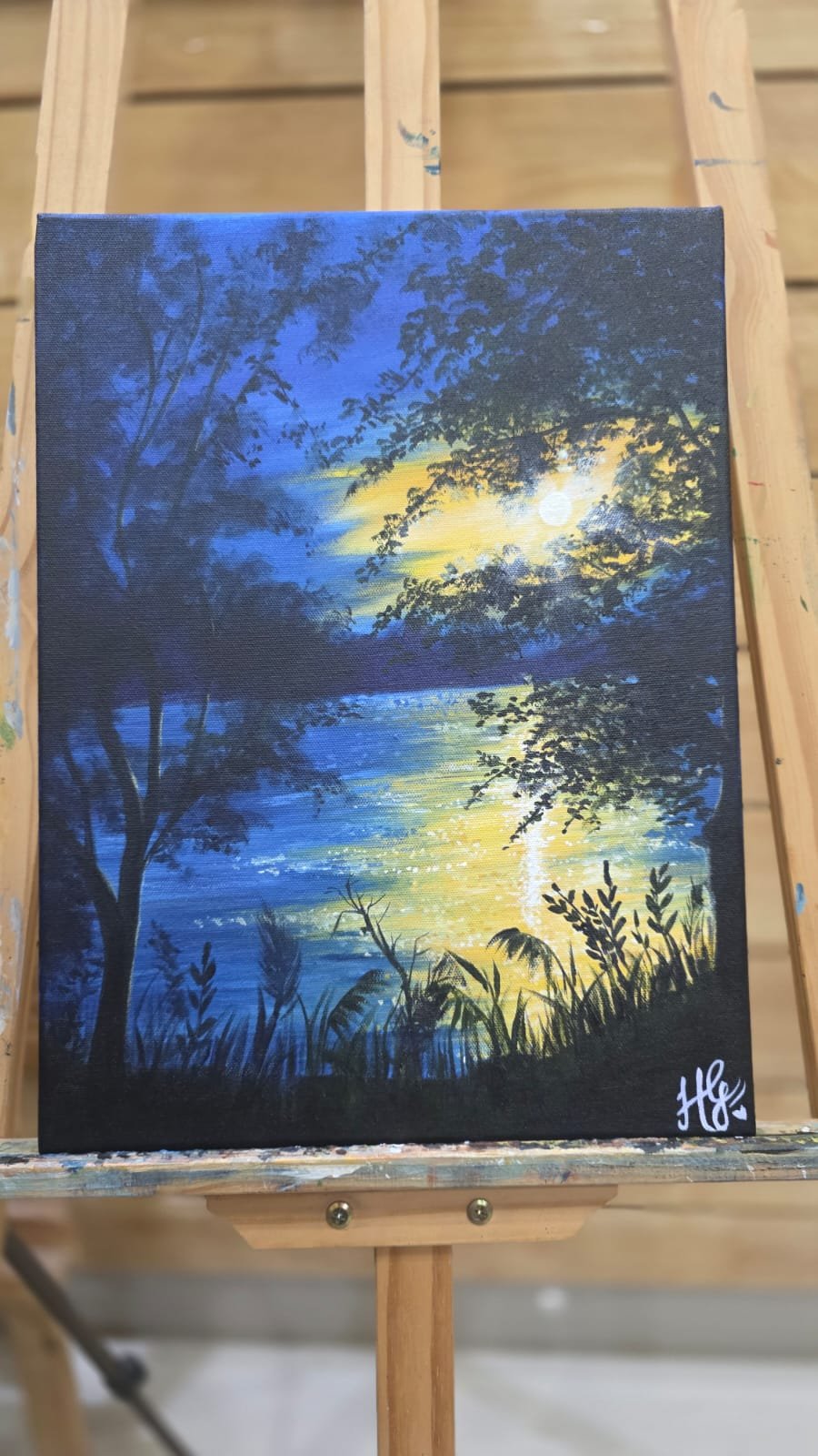 Golden Sunset at Lake 2