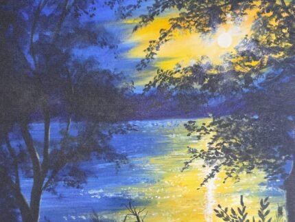 Golden Sunset at Lake